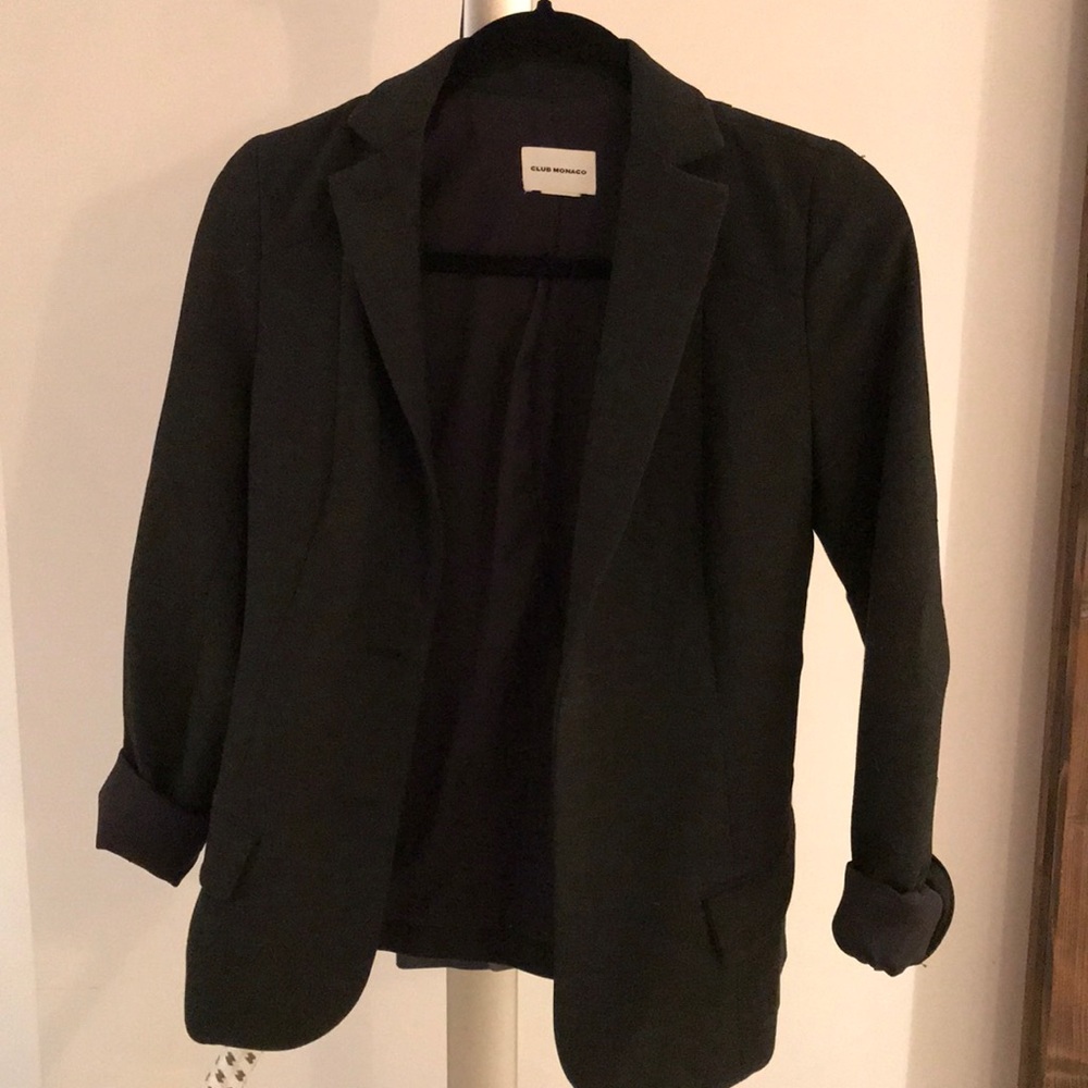 Club Monaco dark grey blazer